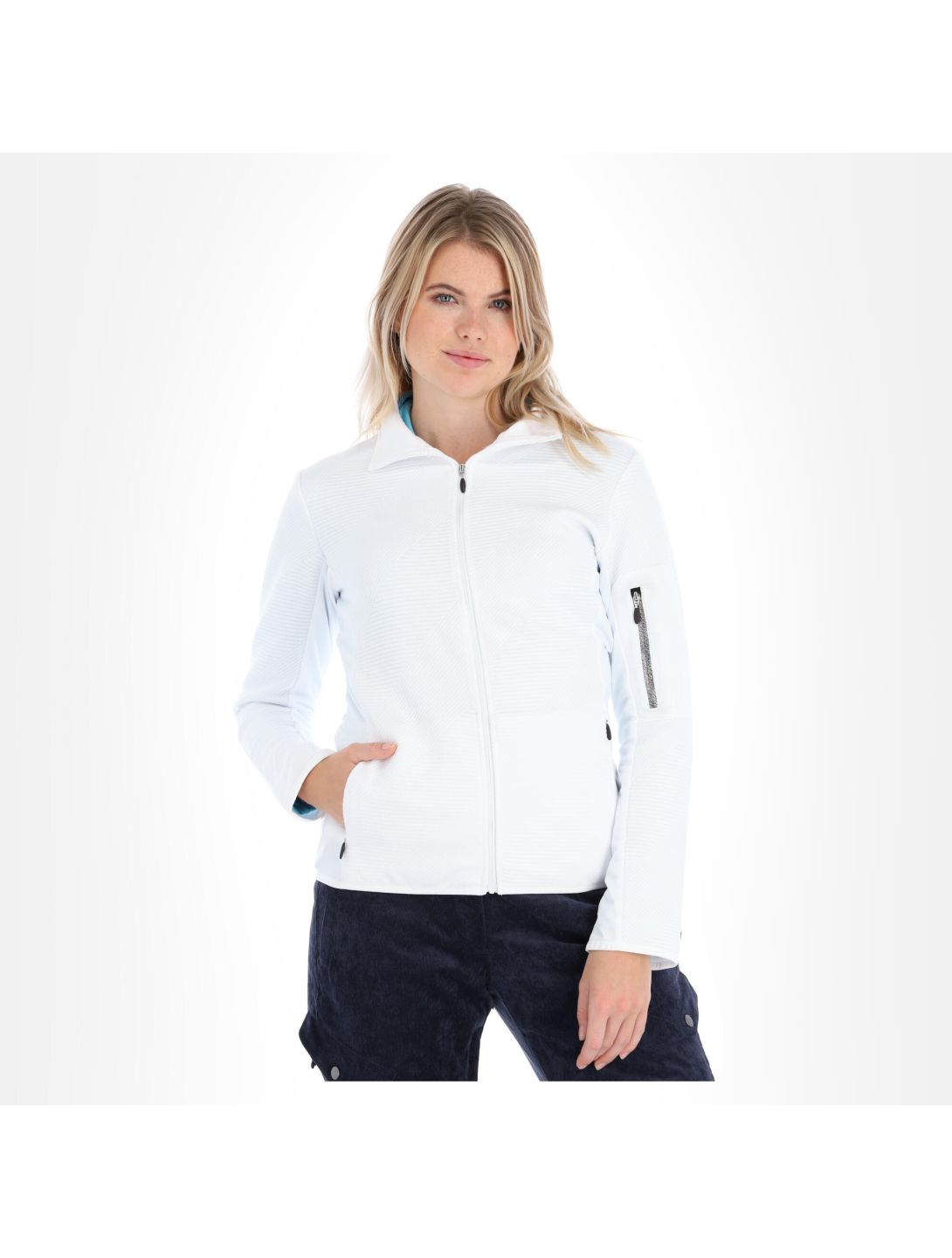 Icepeak, Emery gilet slim fit femmes optical blanc 