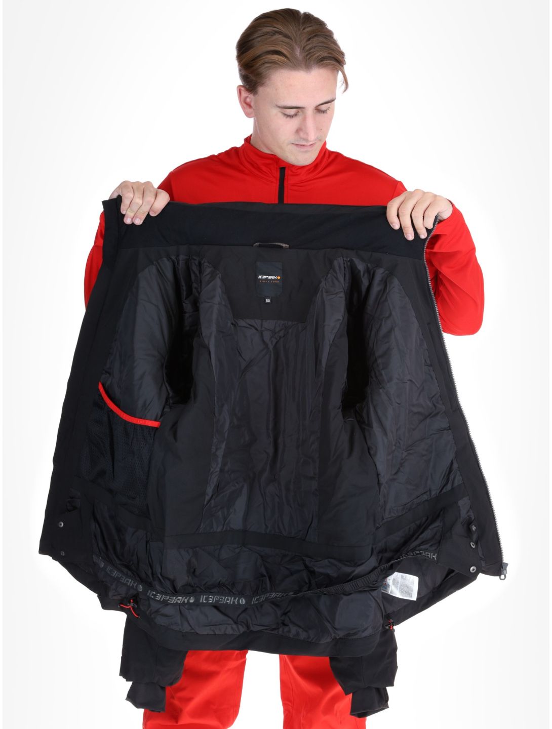 Icepeak, Emmet veste de ski hommes Black noir 