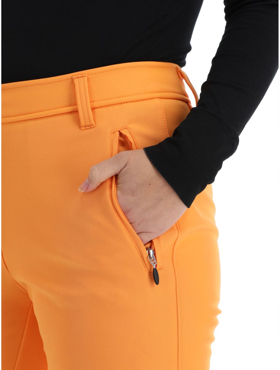 Icepeak, Entiat pantalon de ski en softshell femmes Abricot orange 