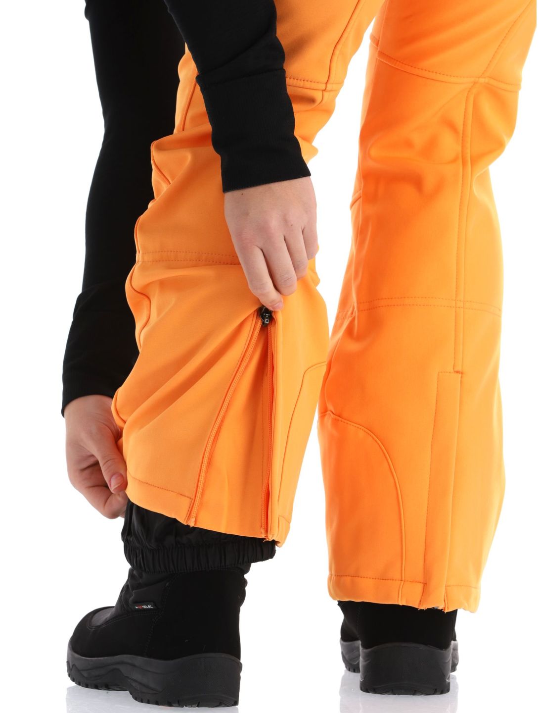 Icepeak, Entiat pantalon de ski en softshell femmes Abricot orange 