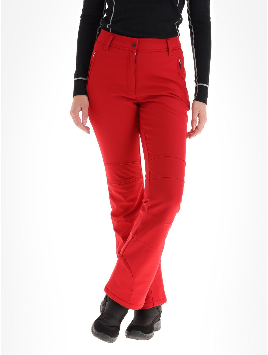 Icepeak, Entiat pantalon de ski en softshell femmes Burgundy bordeaux 