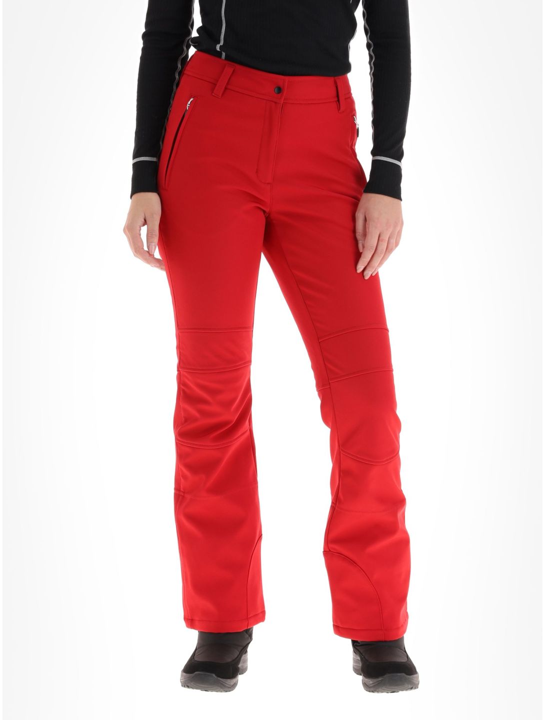 Icepeak, Entiat pantalon de ski en softshell femmes Burgundy bordeaux 