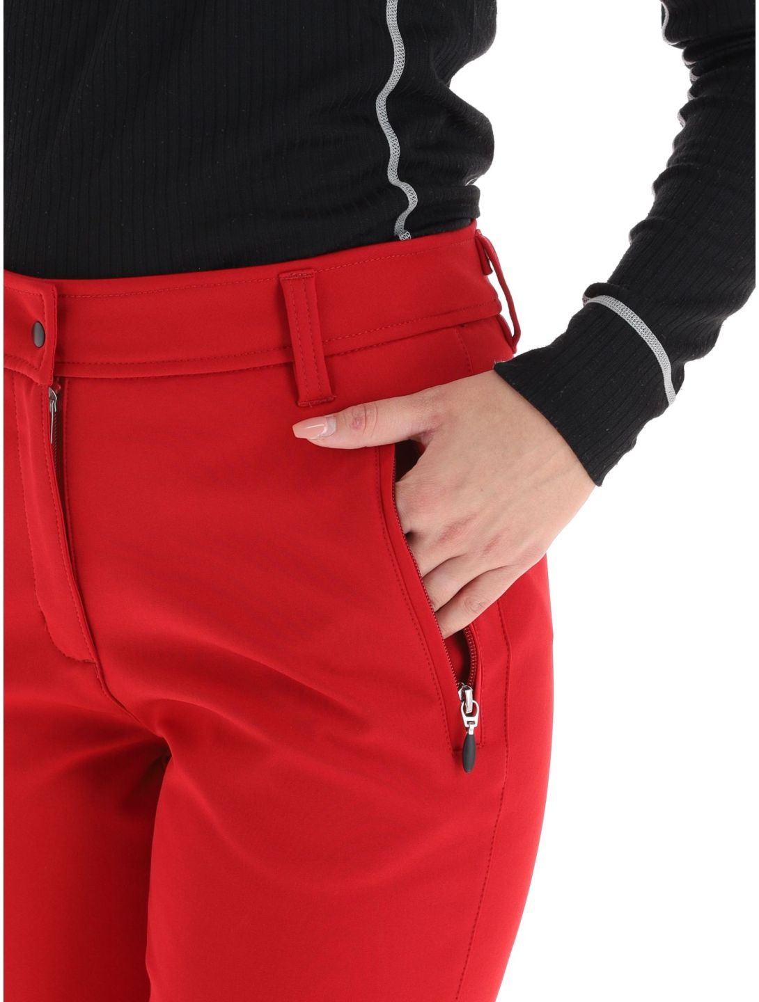 Icepeak, Entiat pantalon de ski en softshell femmes Burgundy bordeaux 