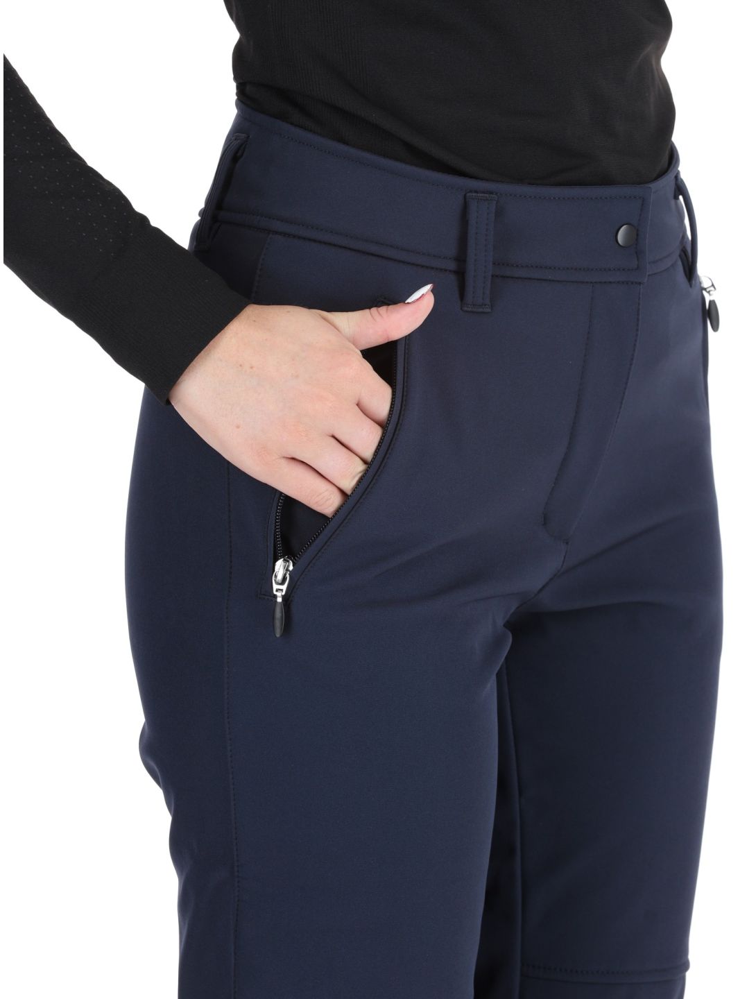 Icepeak, Entiat pantalon de ski en softshell femmes Dark Blue bleu 