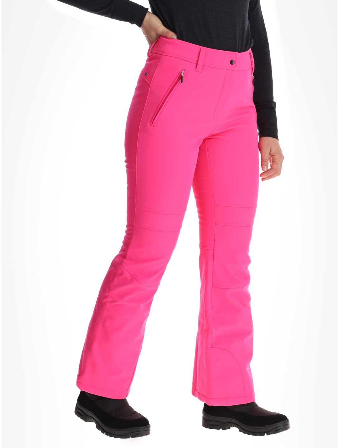 Icepeak, Entiat pantalon de ski en softshell femmes Raspberry rouge 