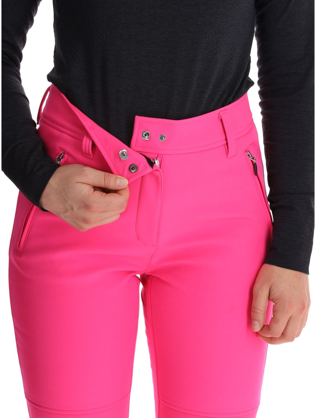 Icepeak, Entiat pantalon de ski en softshell femmes Raspberry rouge 