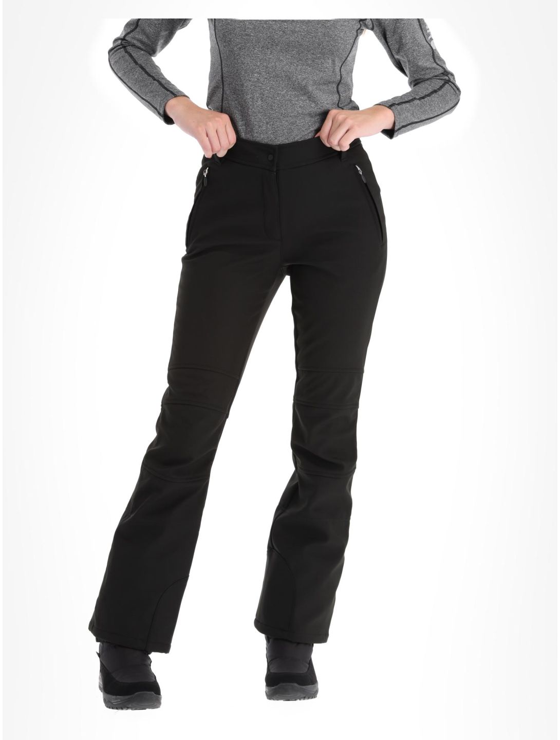 Icepeak, Entiat pantalon de ski en softshell femmes Black noir 