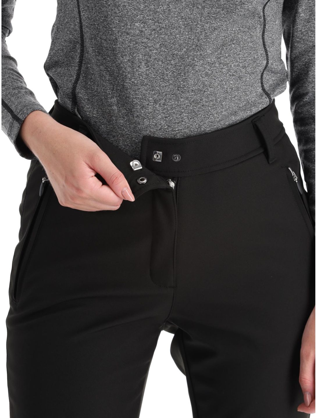 Icepeak, Entiat pantalon de ski en softshell femmes Black noir 