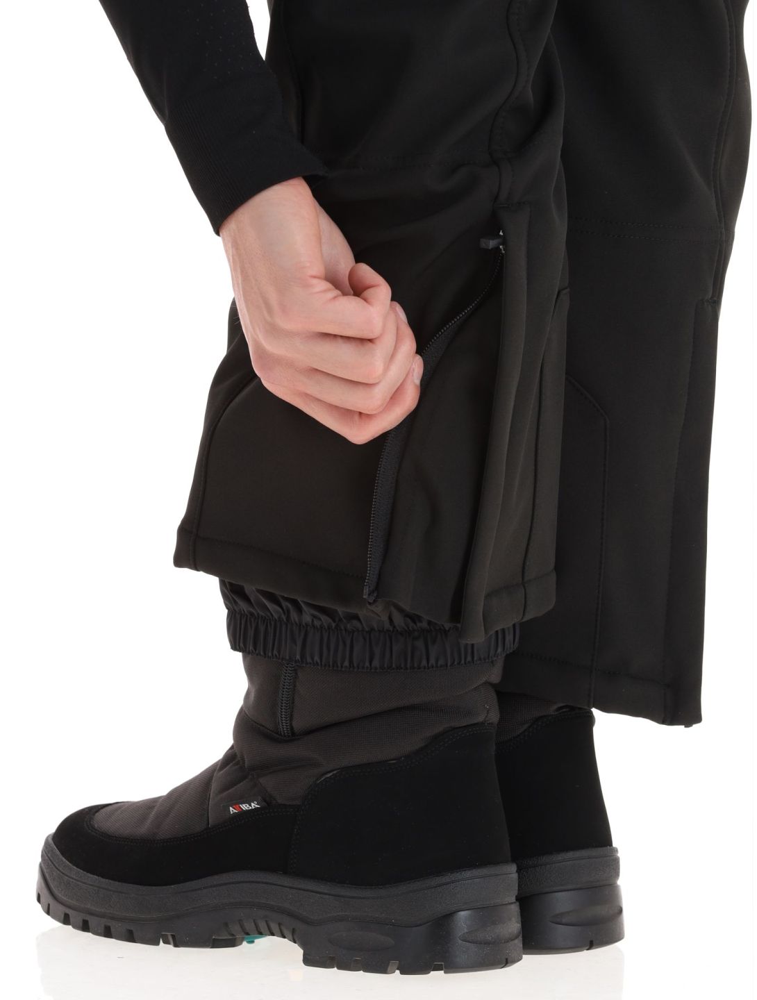 Icepeak, Erding pantalon de ski en softshell hommes Black argent 