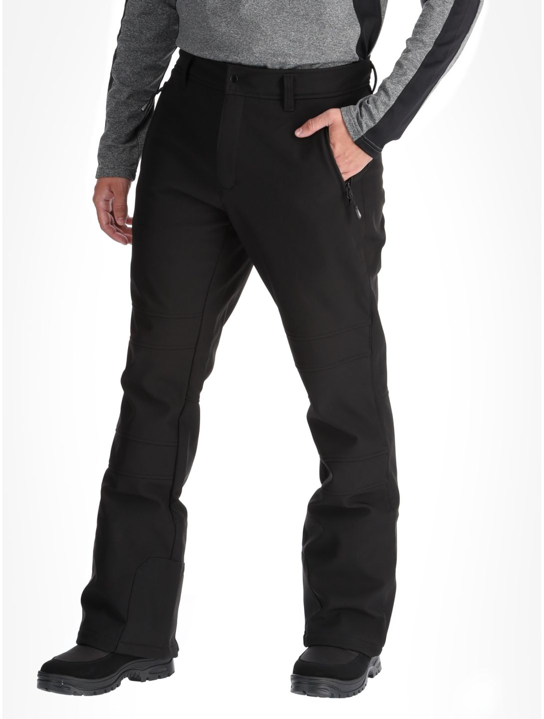 Icepeak, Erding pantalon de ski en softshell hommes Black noir 