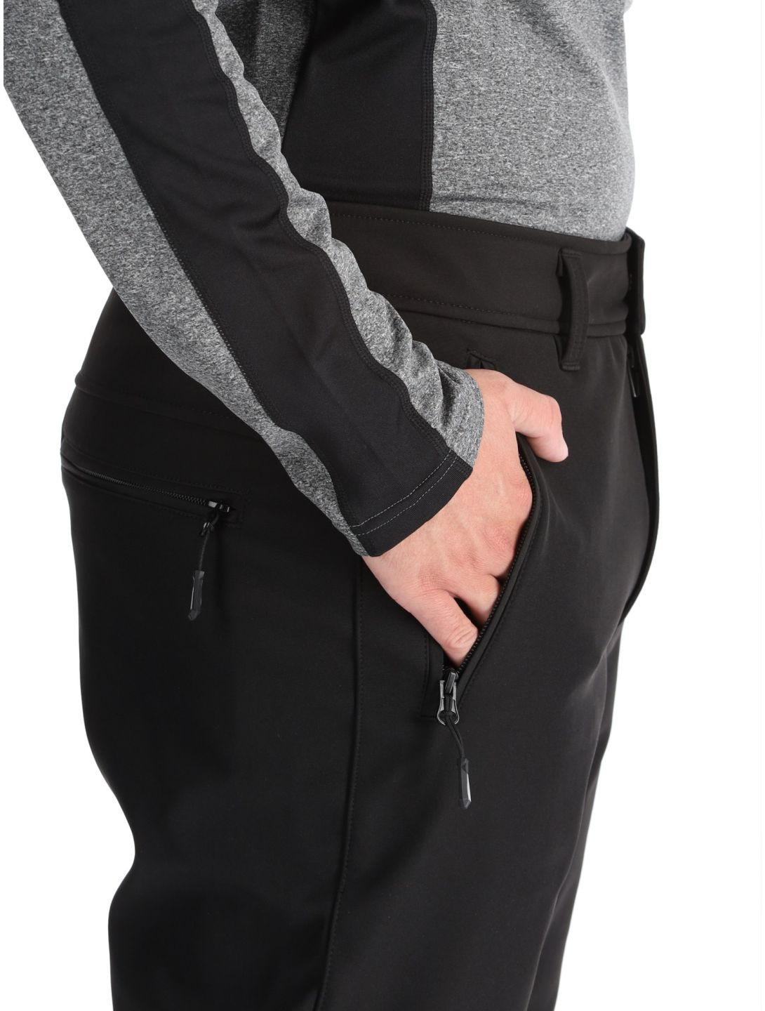 Icepeak, Erding pantalon de ski en softshell hommes Black noir 