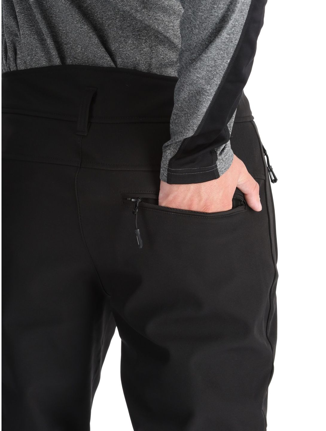 Icepeak, Erding pantalon de ski en softshell hommes Black noir 