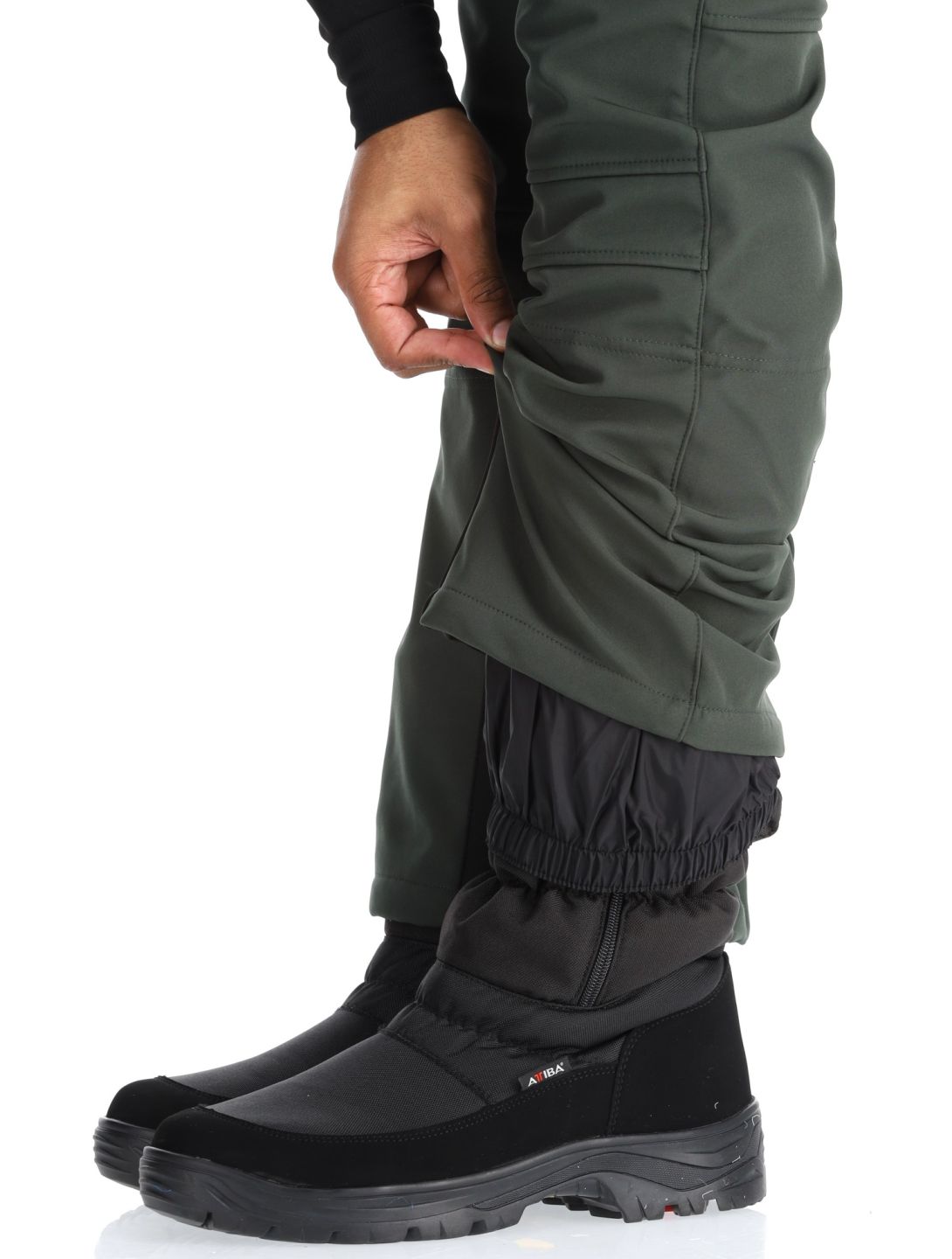 Icepeak, Erding pantalon de ski en softshell hommes Dark Olive vert 