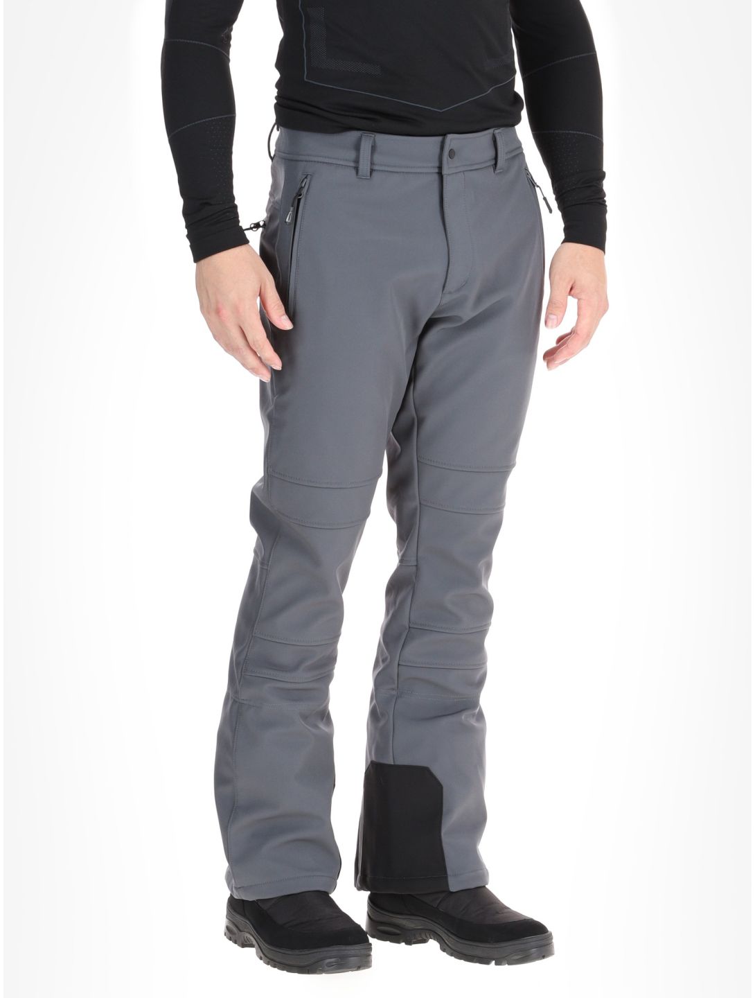 Icepeak, Erding pantalon de ski en softshell hommes Granite gris 