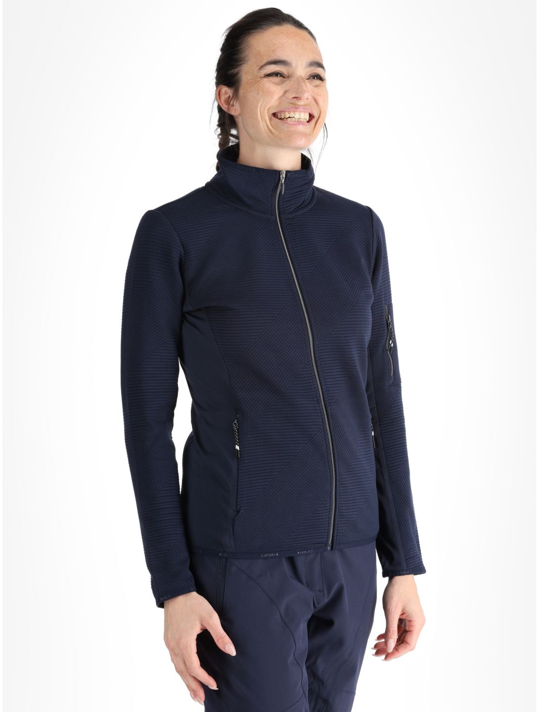 Icepeak, Ettenheim gilet femmes Dark Blue bleu 