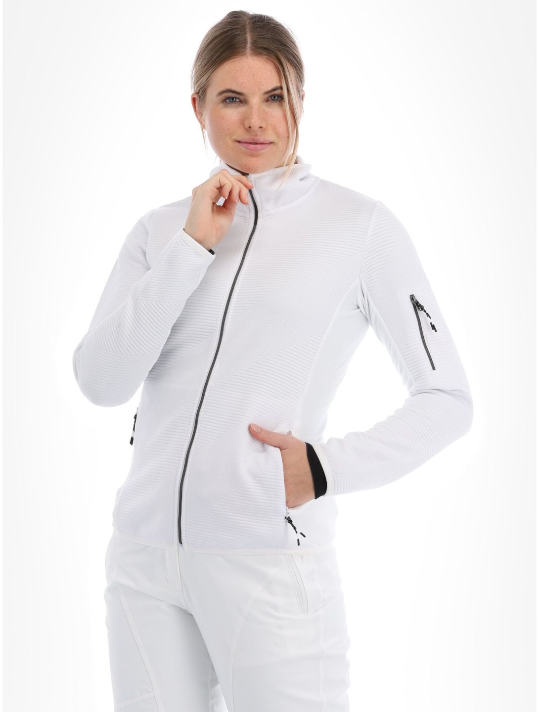 Icepeak, Ettenheim gilet femmes Optic White blanc 