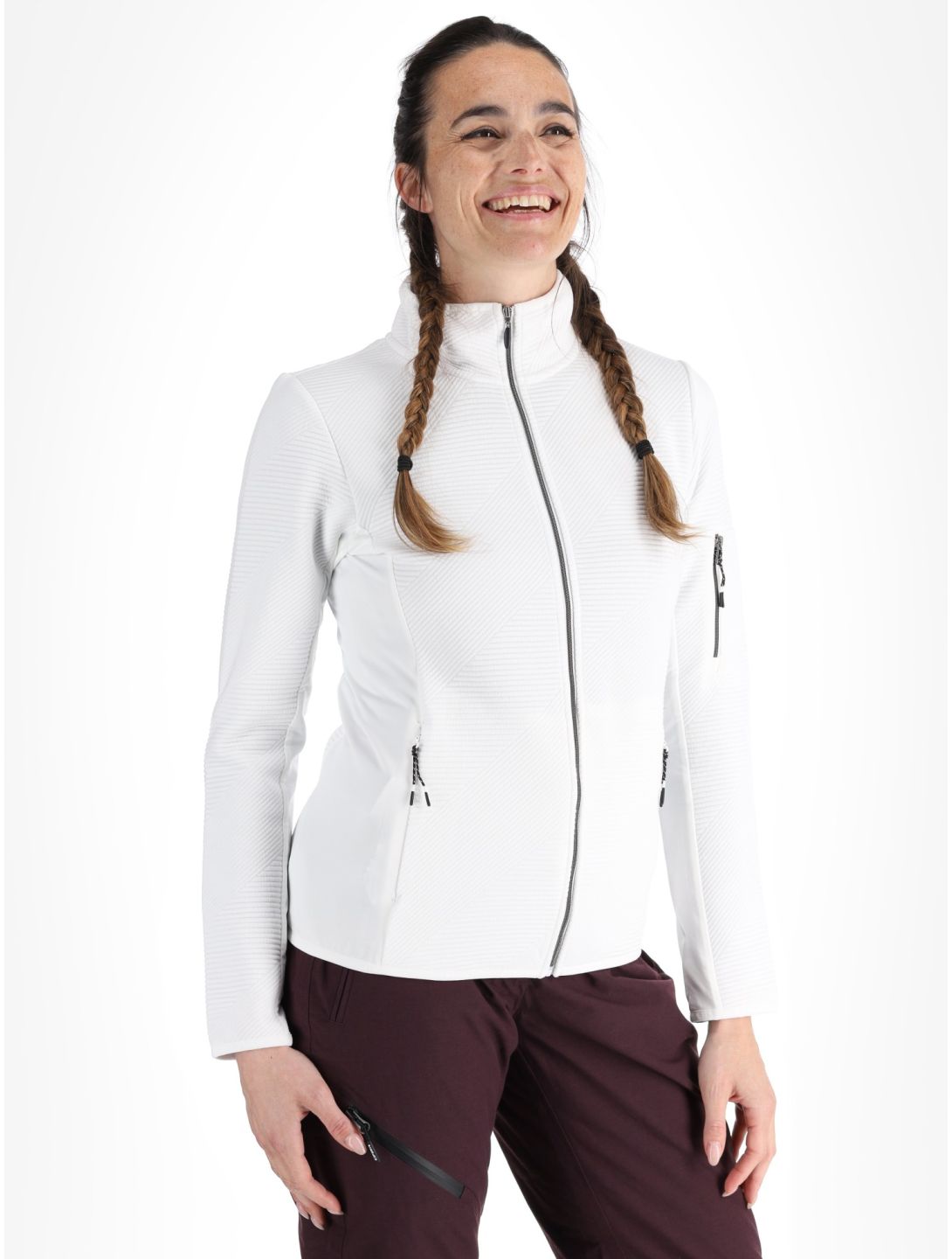 Icepeak, Ettenheim gilet femmes Optic White blanc 