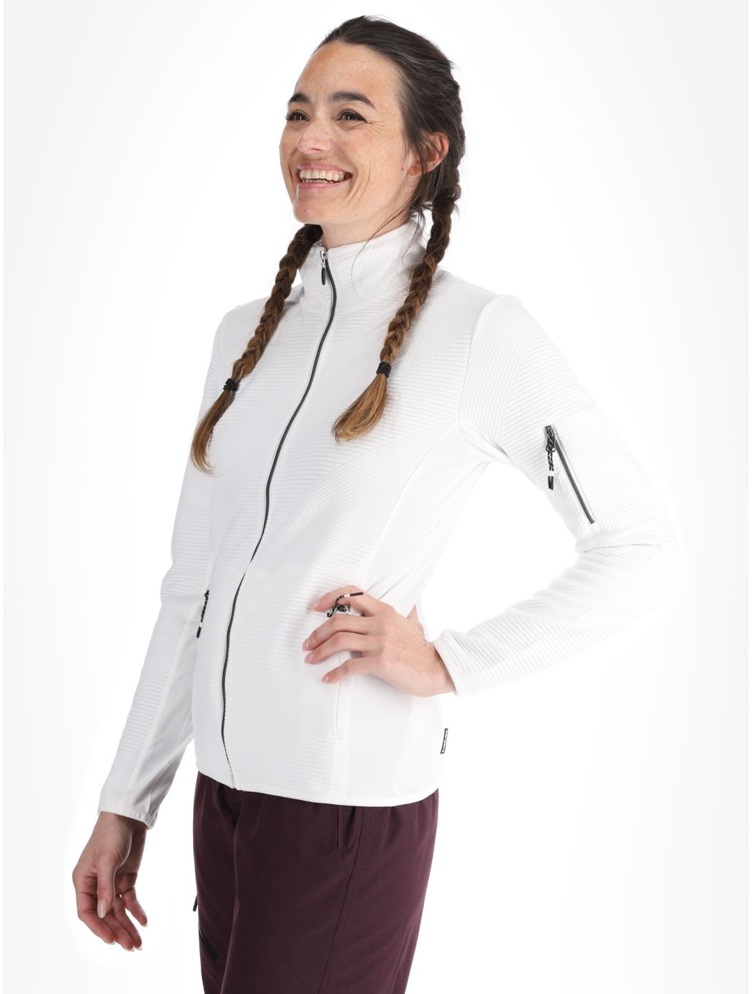 Icepeak, Ettenheim gilet femmes Optic White blanc 