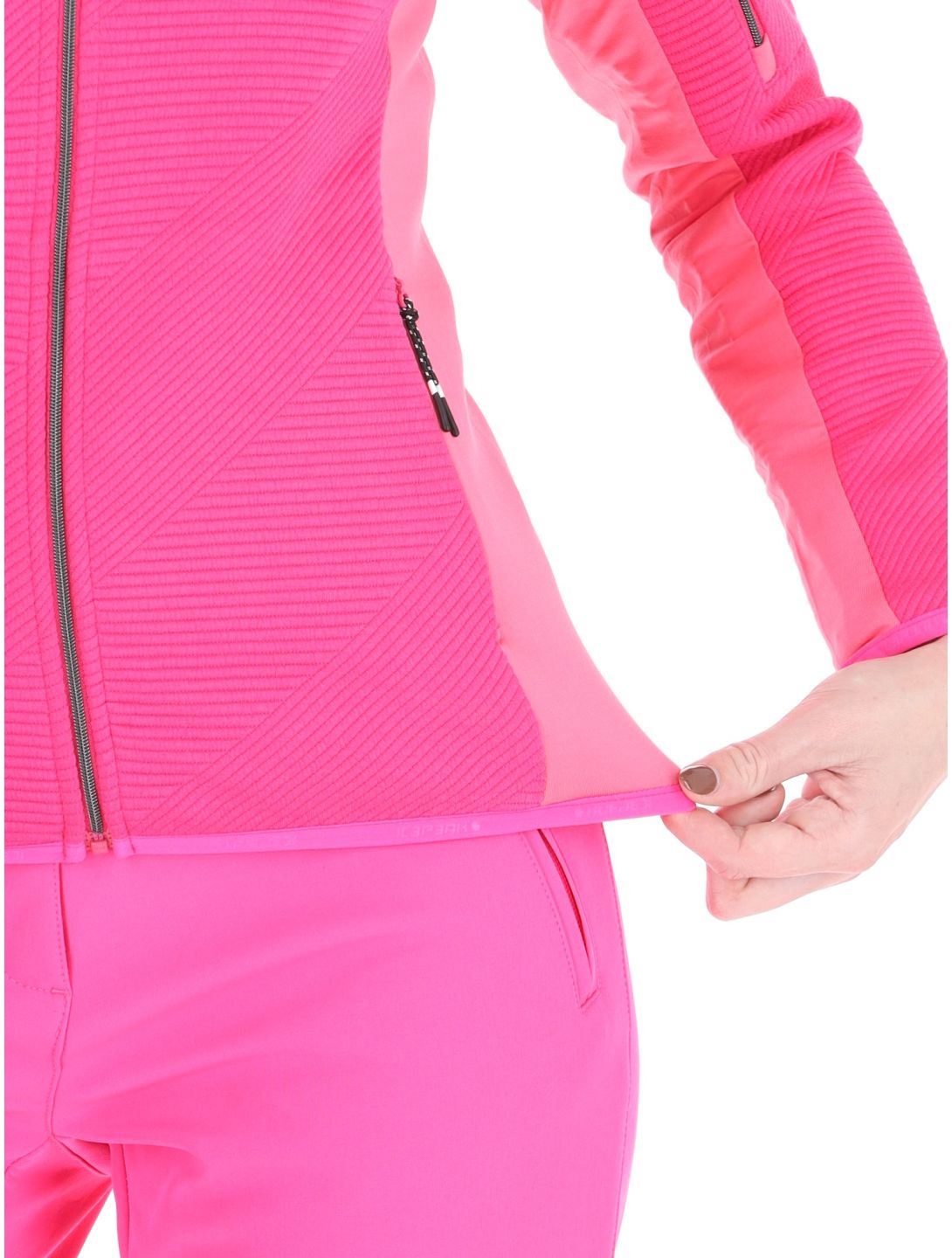 Icepeak, Ettenheim gilet femmes Raspberry rouge 