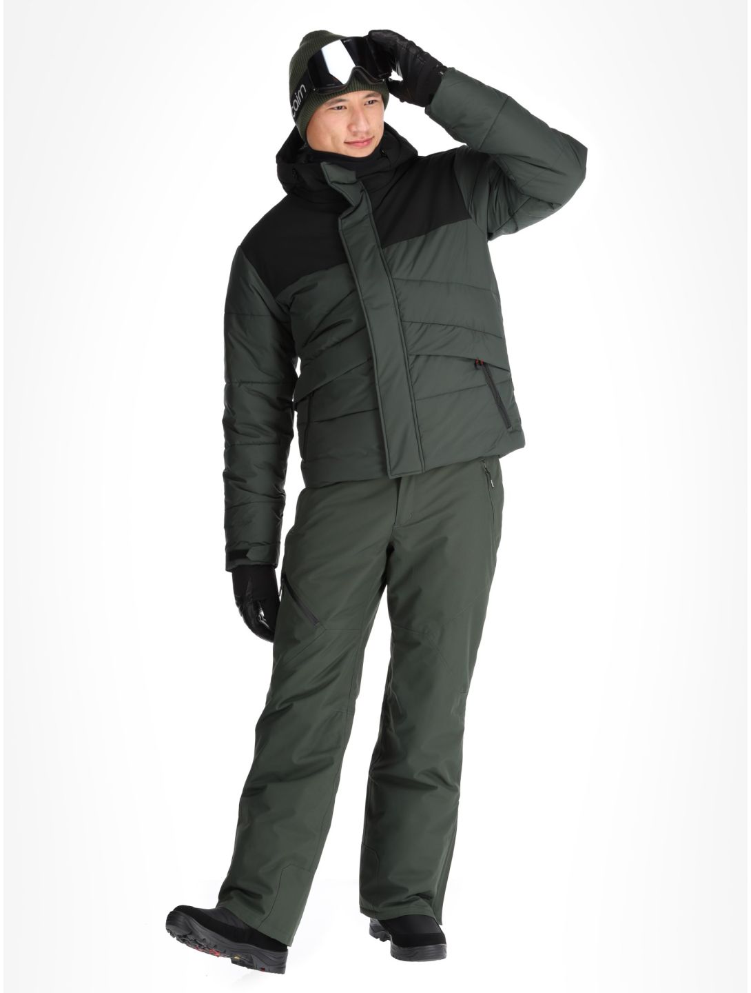 Icepeak, Evarts veste de ski hommes Dark Olive vert 