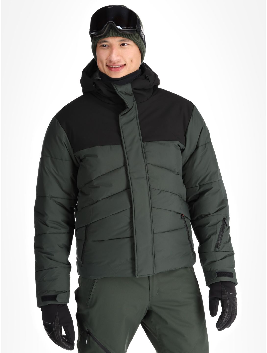 Icepeak, Evarts veste de ski hommes Dark Olive vert 