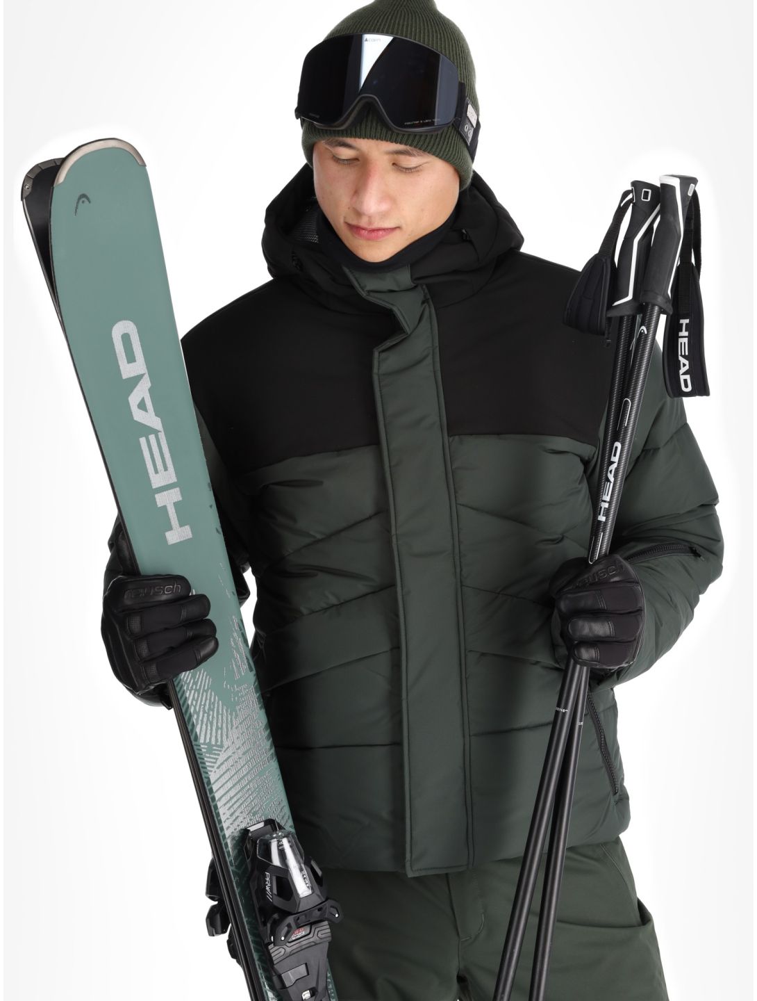 Icepeak, Evarts veste de ski hommes Dark Olive vert 