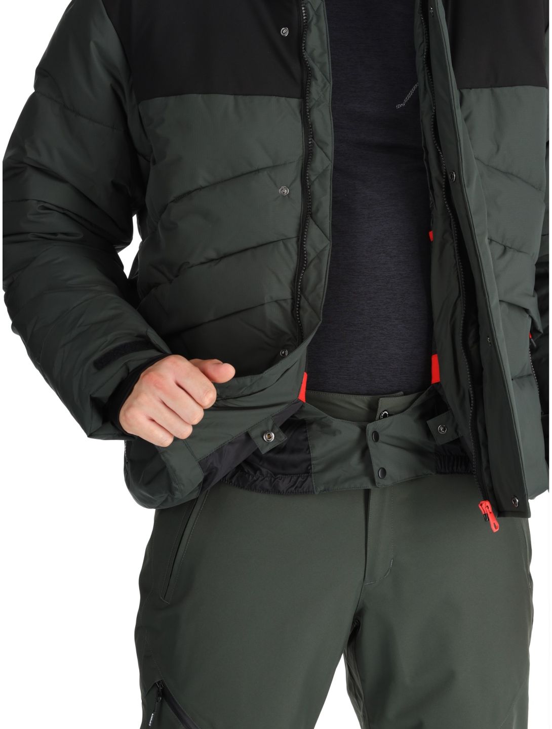 Icepeak, Evarts veste de ski hommes Dark Olive vert 