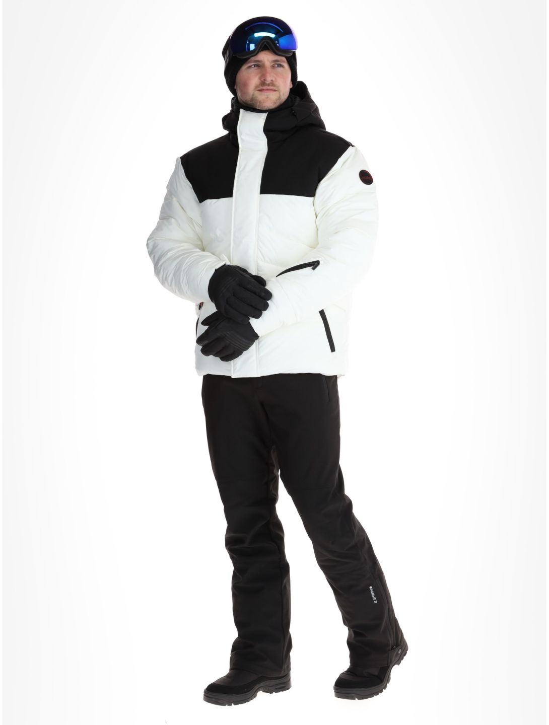 Icepeak, Evarts veste de ski hommes Natural White blanc 