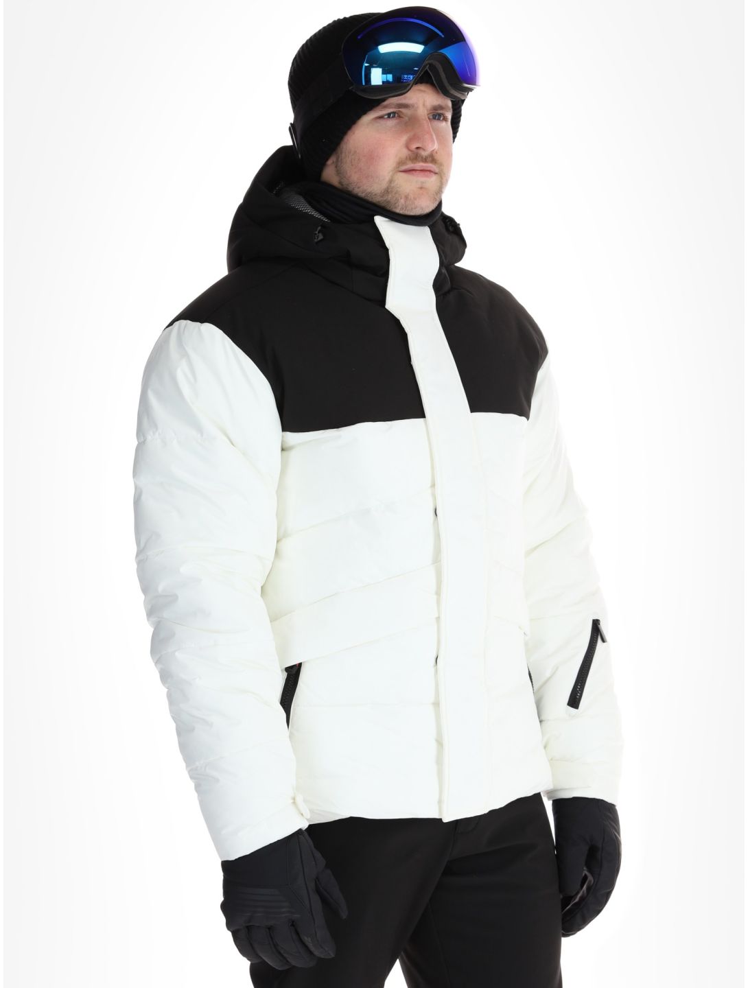 Icepeak, Evarts veste de ski hommes Natural White blanc 