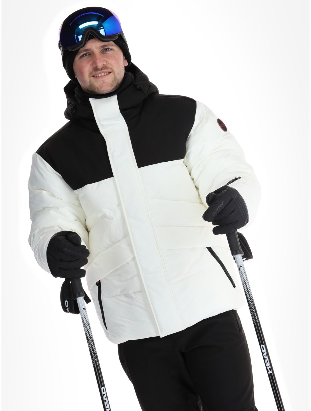 Icepeak, Evarts veste de ski hommes Natural White blanc 