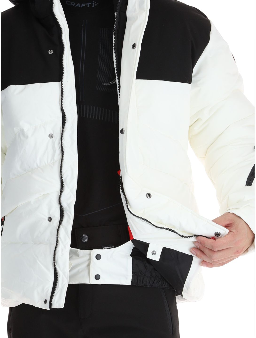 Icepeak, Evarts veste de ski hommes Natural White blanc 