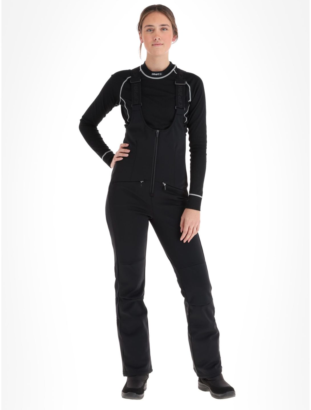 Icepeak, Exira pantalon de ski en softshell femmes Black noir 