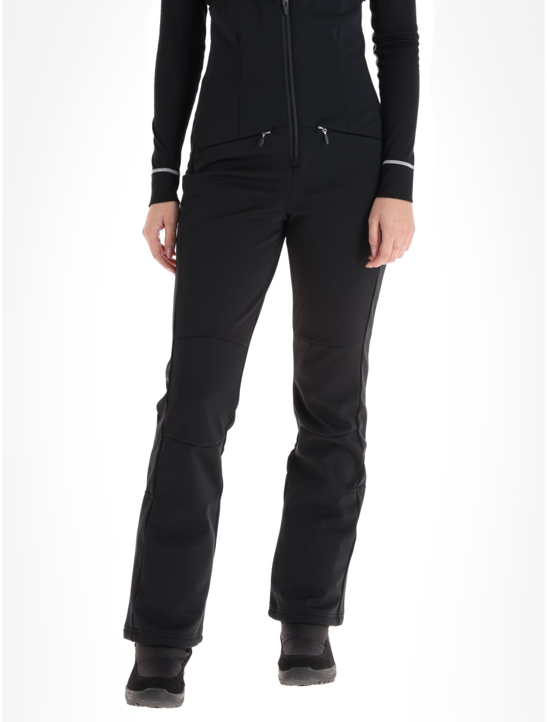 Icepeak, Exira pantalon de ski en softshell femmes Black noir 