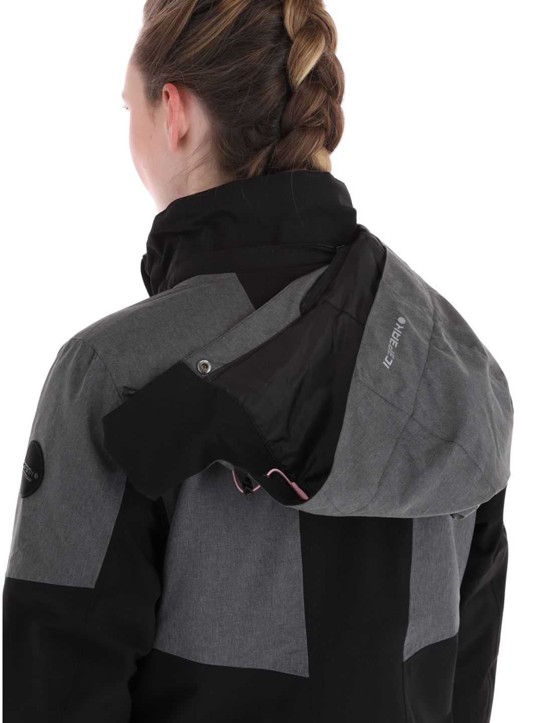 Icepeak, Faenza veste de ski femmes Black gris, noir 