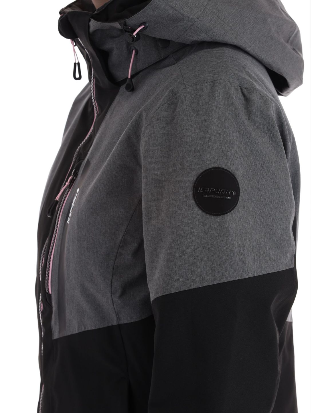 Icepeak, Faenza veste de ski femmes Black gris, noir 