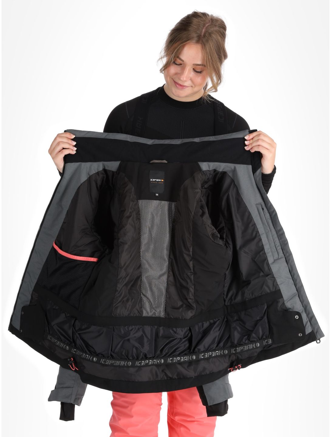 Icepeak, Faenza veste de ski femmes Black noir 