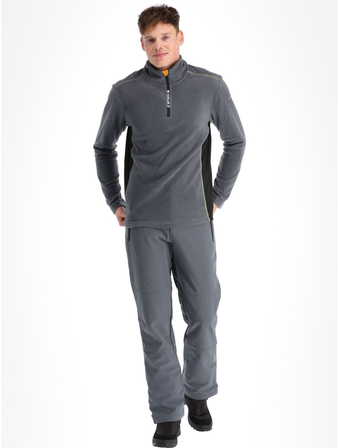 Icepeak, Fairmount pull de ski hommes Granite gris 