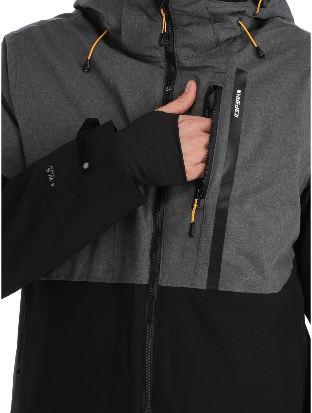 Icepeak, Falaise veste de ski hommes Black noir 