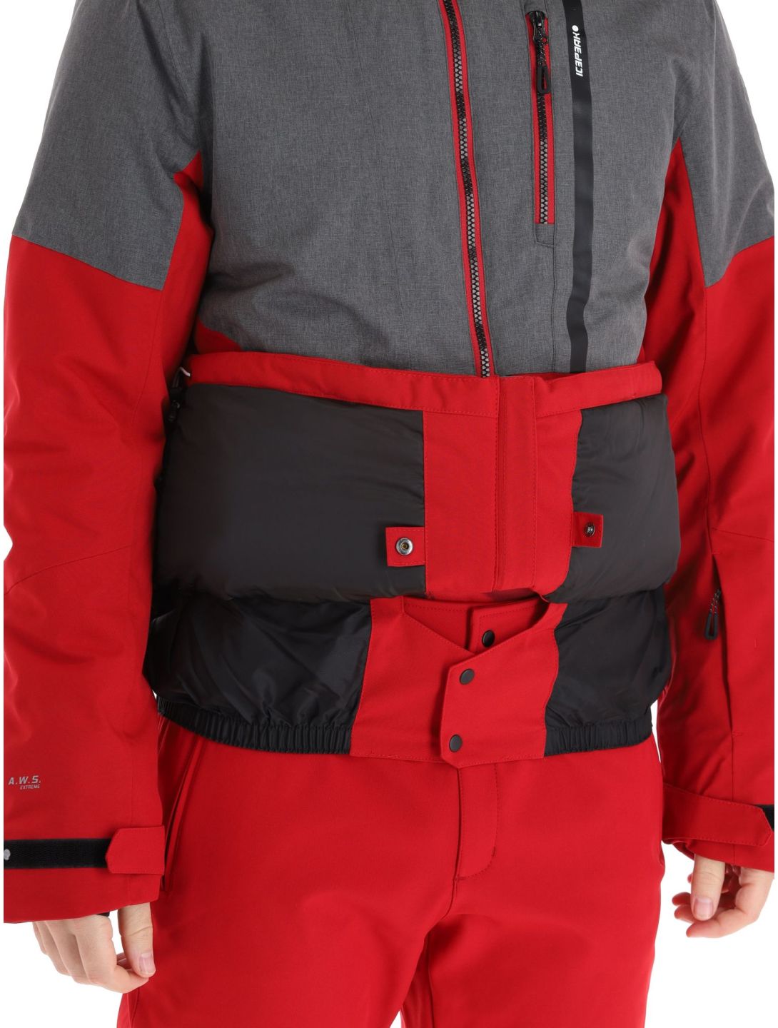 Icepeak, Falaise veste de ski hommes Burgundy bordeaux 