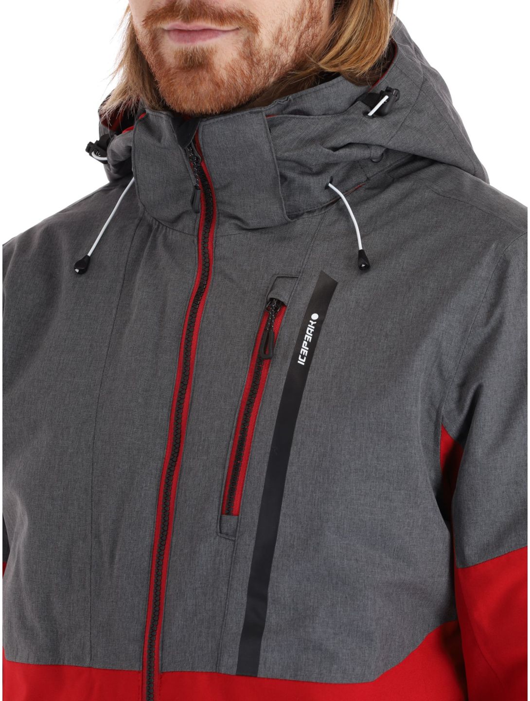 Icepeak, Falaise veste de ski hommes Burgundy bordeaux 