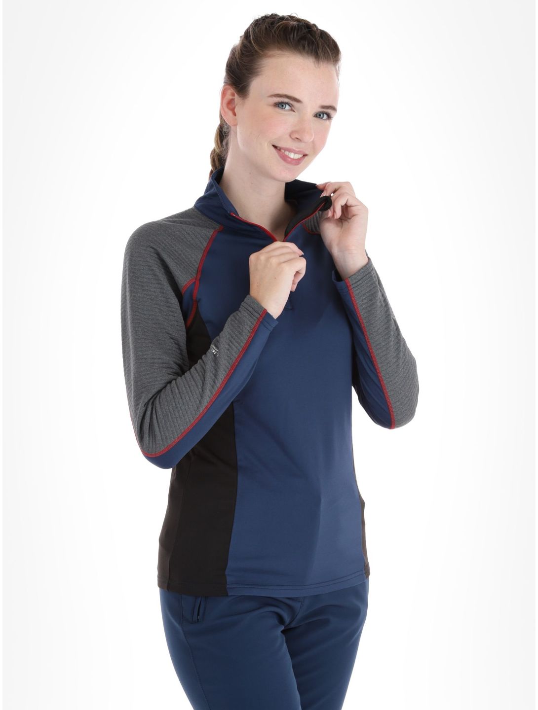 Icepeak, Faribault pull de ski femmes Dark Blue bleu 