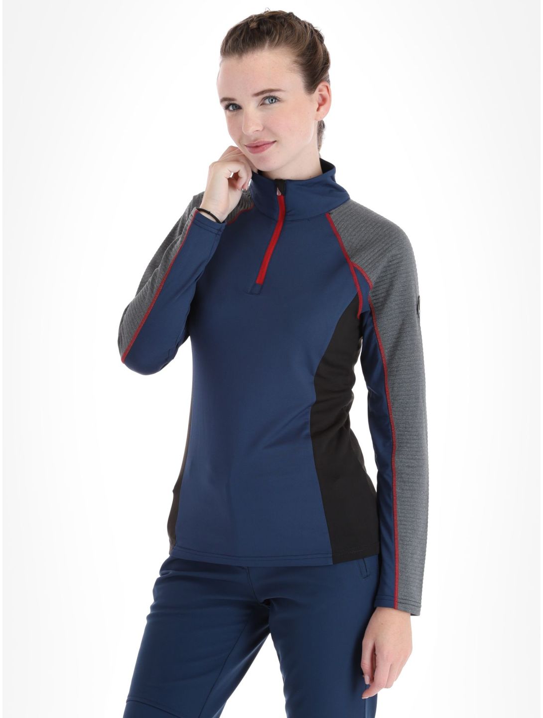 Icepeak, Faribault pull de ski femmes Dark Blue bleu 