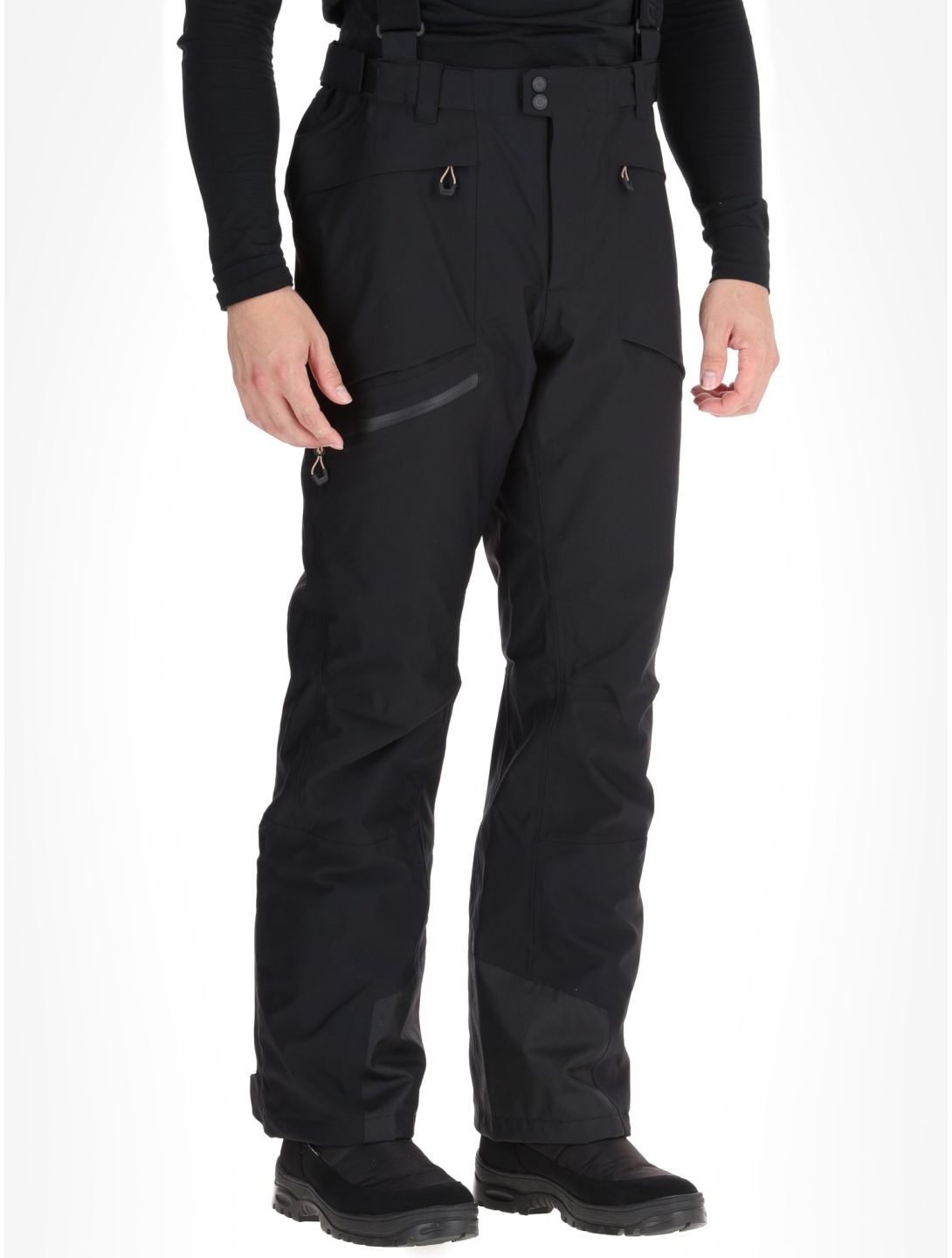 Icepeak, Farley pantalon de ski à coque dure hommes Black noir 