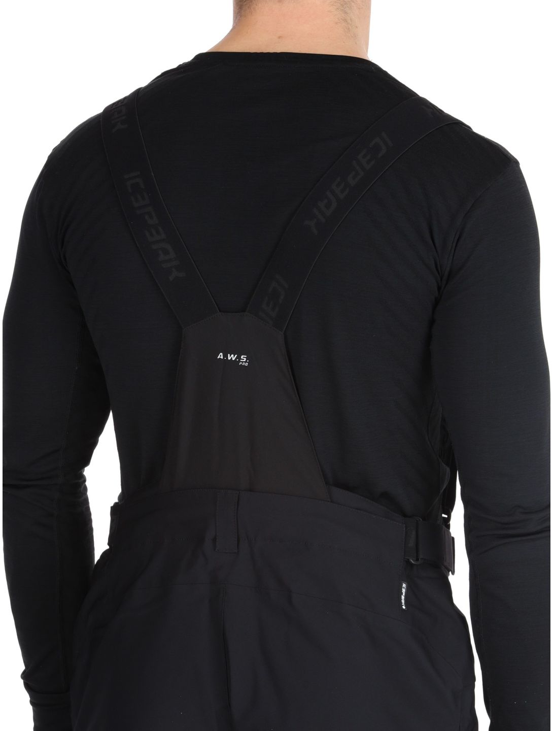 Icepeak, Farley pantalon de ski à coque dure hommes Black noir 