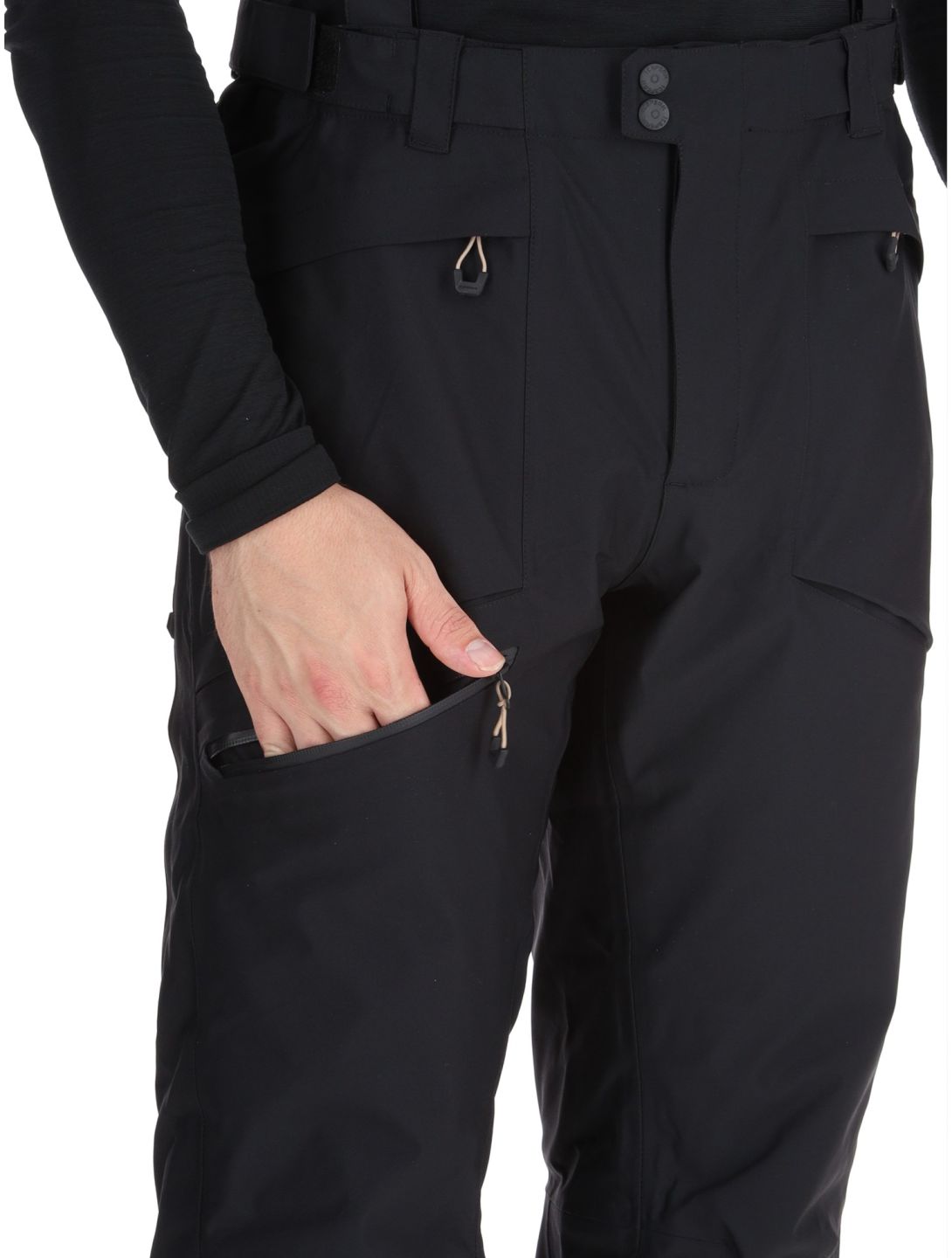 Icepeak, Farley pantalon de ski à coque dure hommes Black noir 