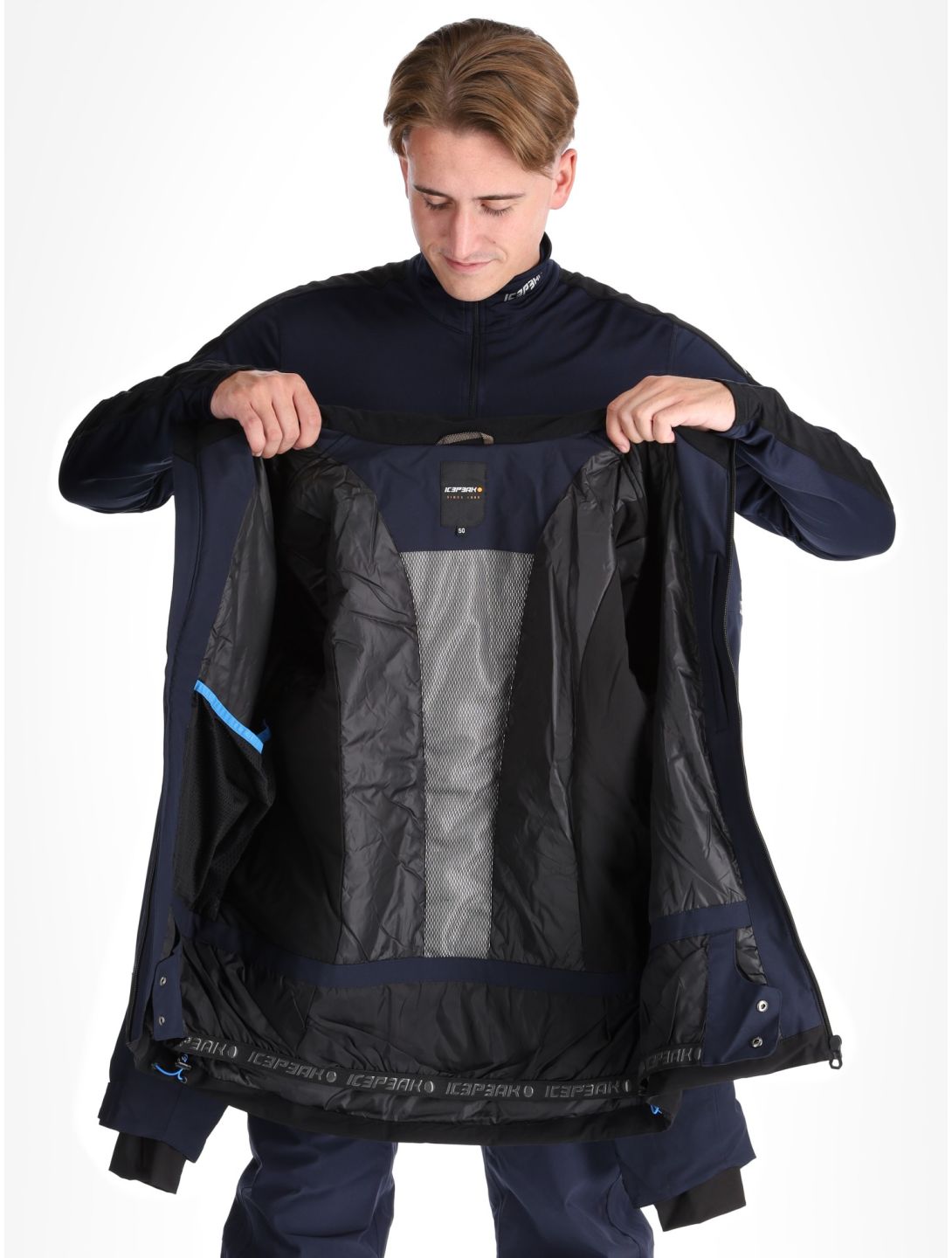 Icepeak, Farwell veste de ski hommes Dark Blue bleu 