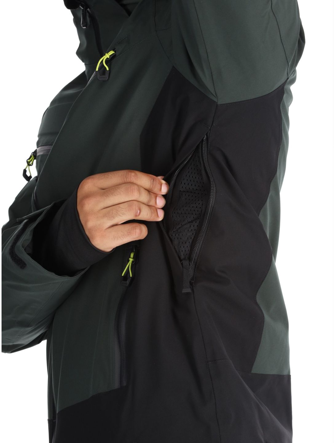 Icepeak, Farwell veste de ski hommes Dark Olive vert 