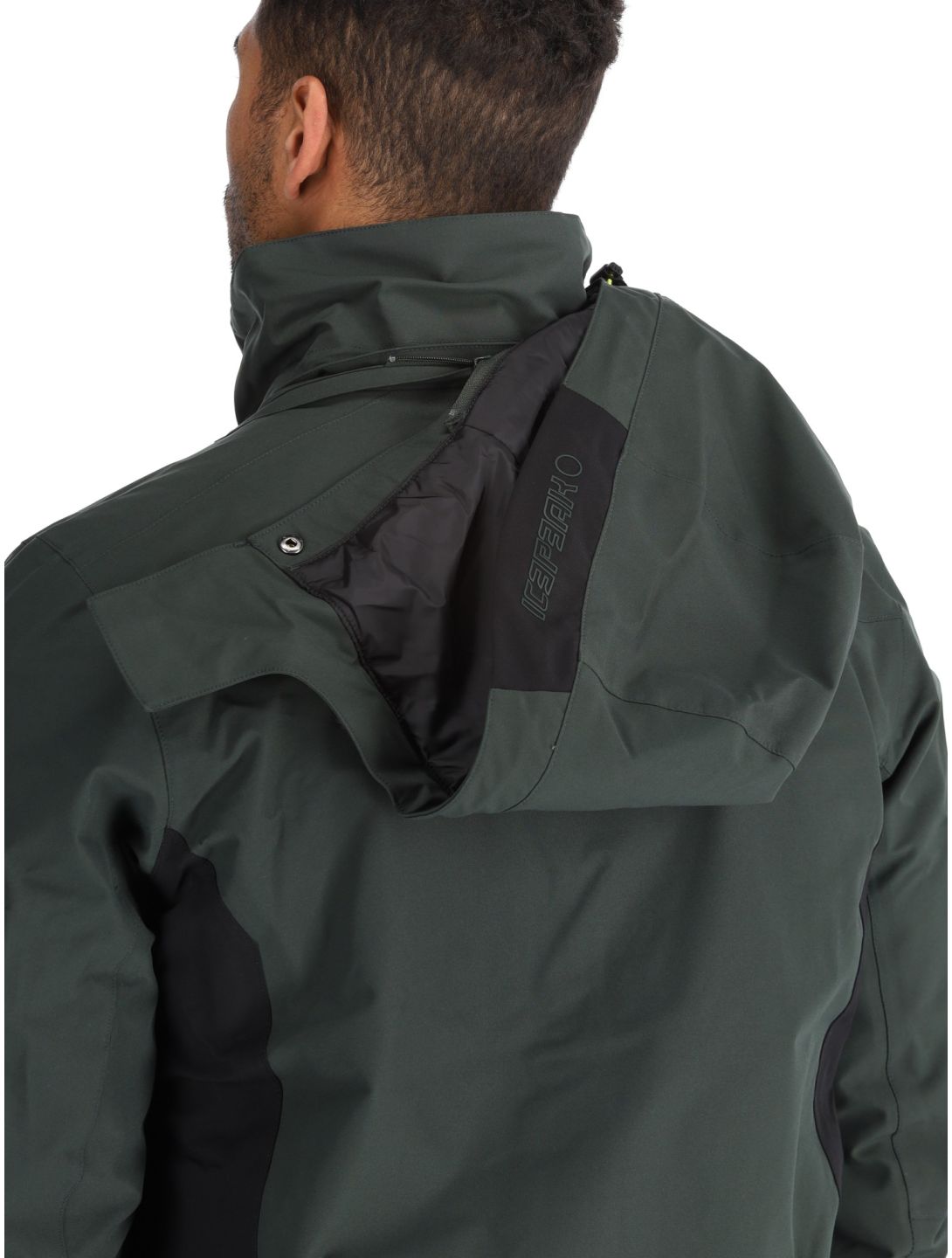 Icepeak, Farwell veste de ski hommes Dark Olive vert 