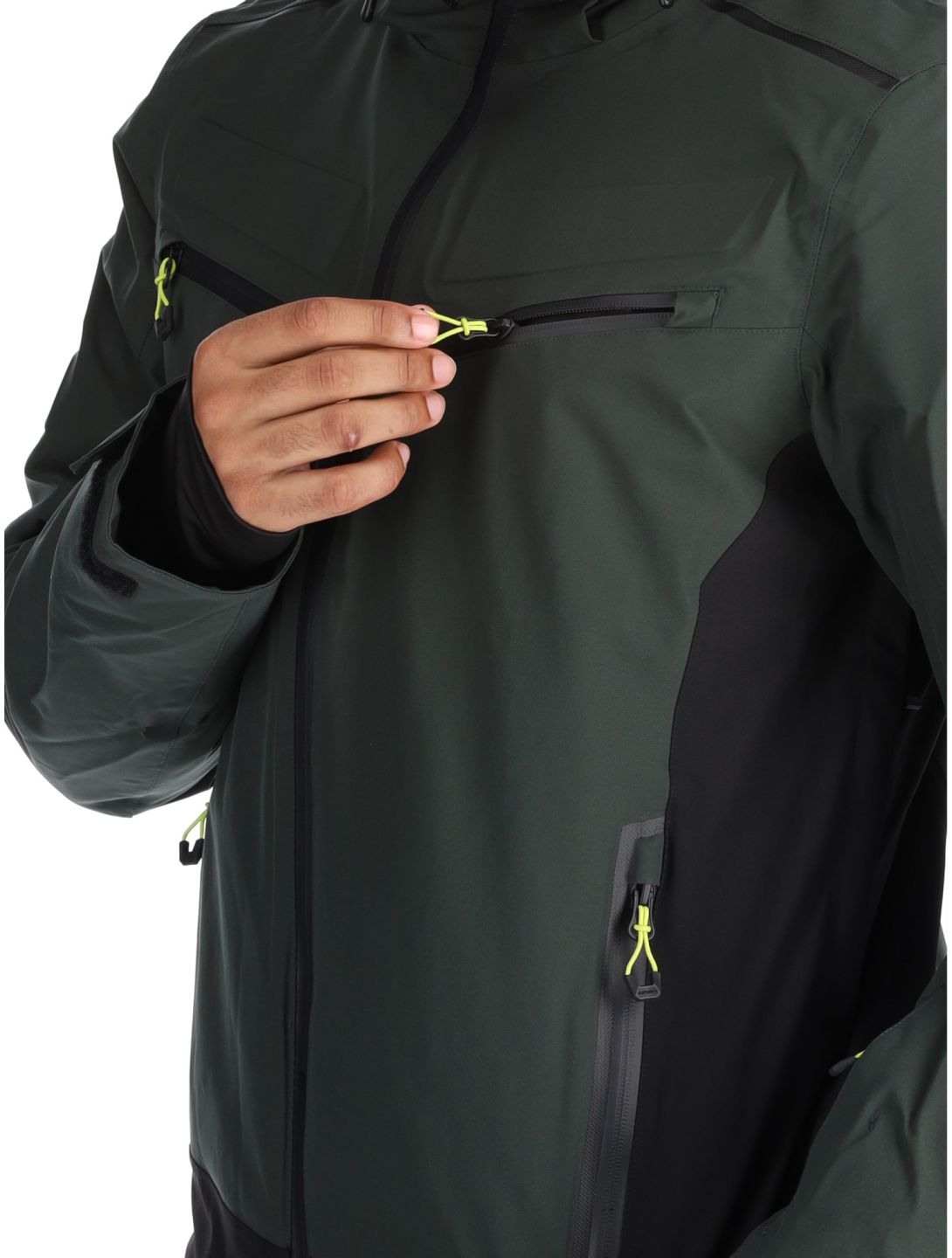 Icepeak, Farwell veste de ski hommes Dark Olive vert 