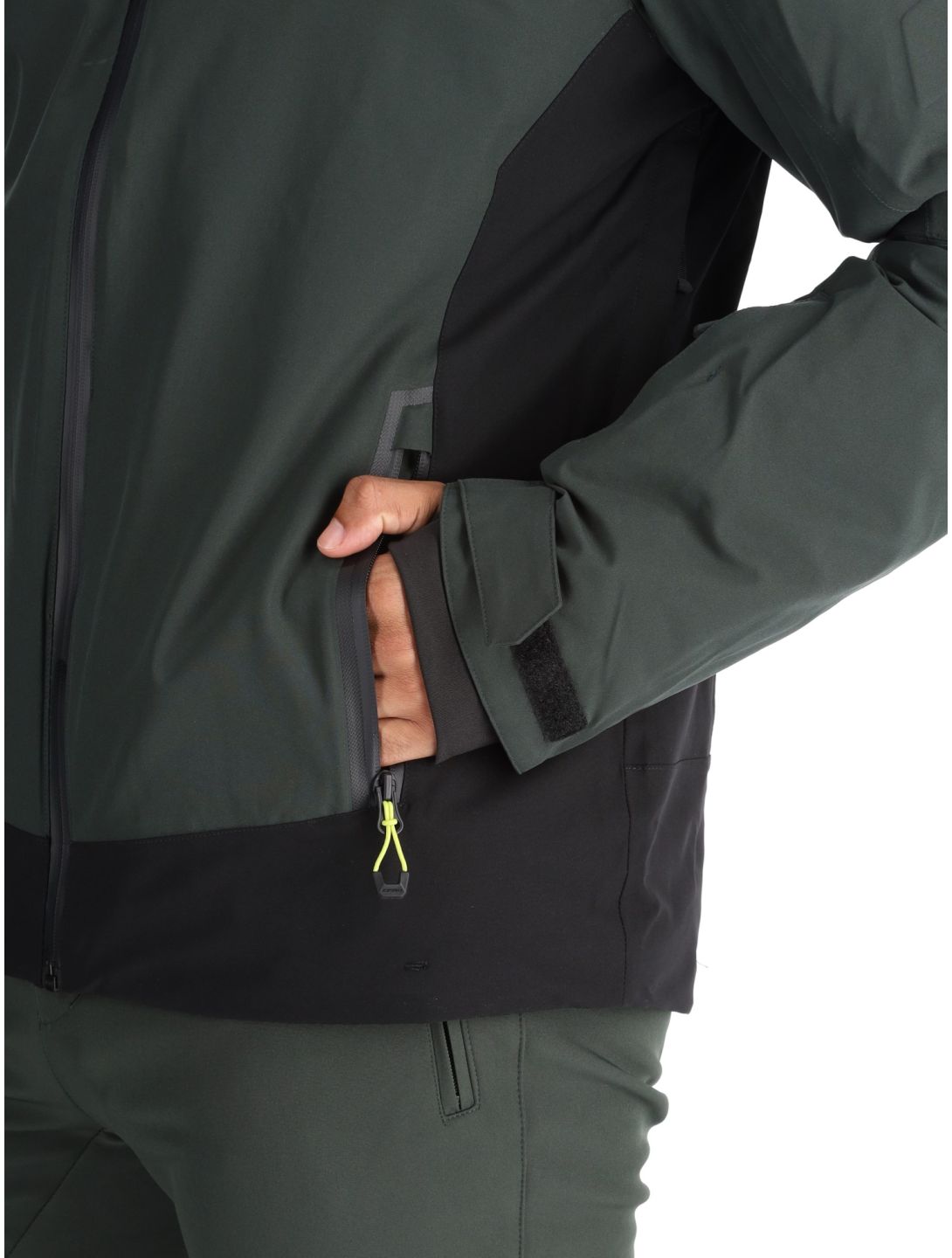 Icepeak, Farwell veste de ski hommes Dark Olive vert 